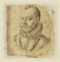 N 040 verso
<br/>
Portret van onbekende man
<br/>
<em>Goltzius, Hendrick (1558-1617)</em>